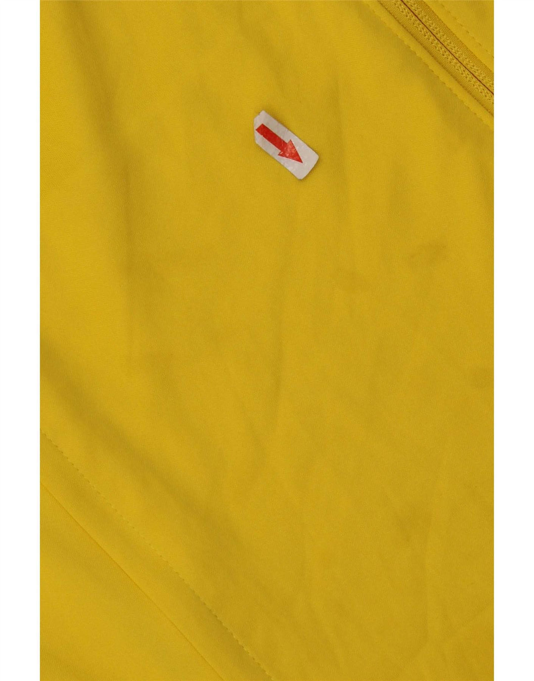Nike Herren-Trainingsanzugoberteil mit Grafik, groß, gelbes Farbblock-Polyester