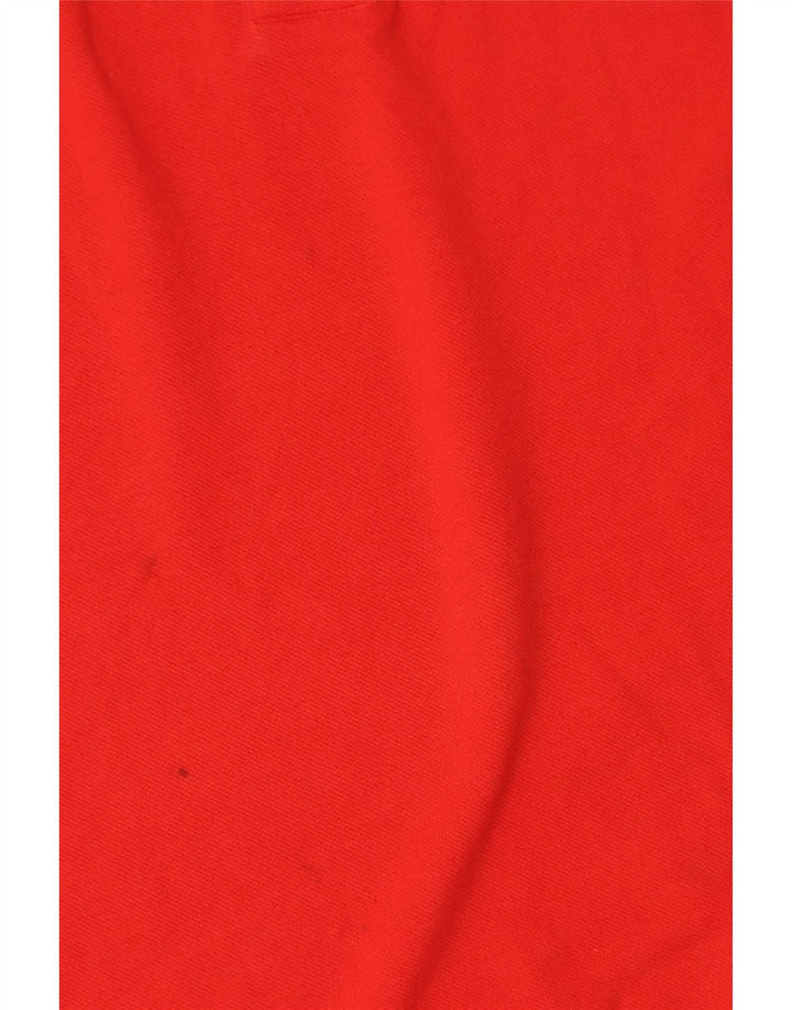 Champion Herren-Poloshirt, groß, rot gestreift, Baumwolle