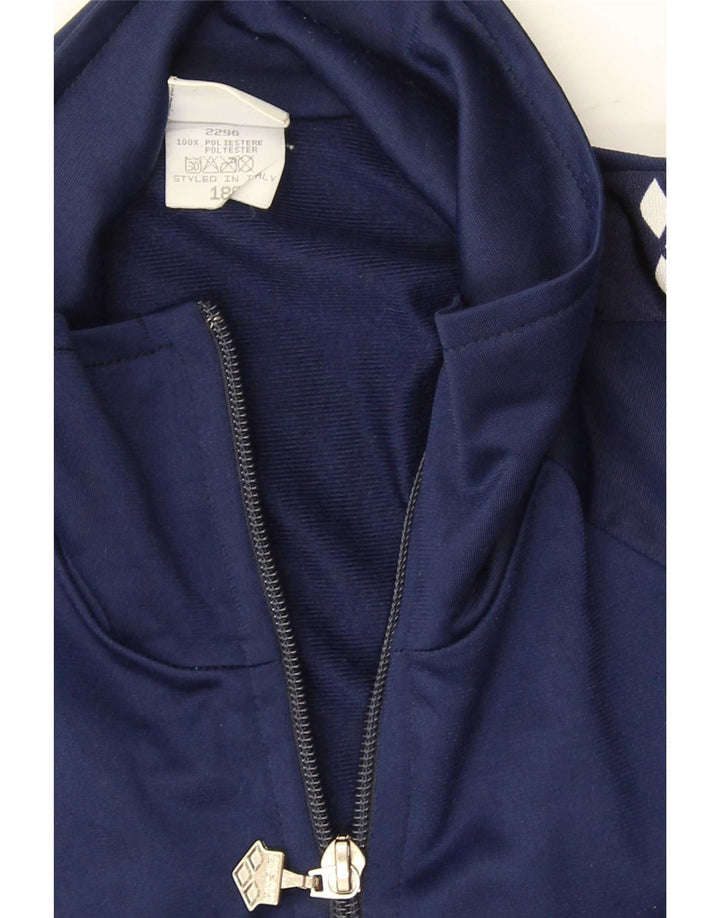 Arena Herren-Trainingsanzugoberteil mit Grafik, XL, Marineblau, Farbblock-Polyester
