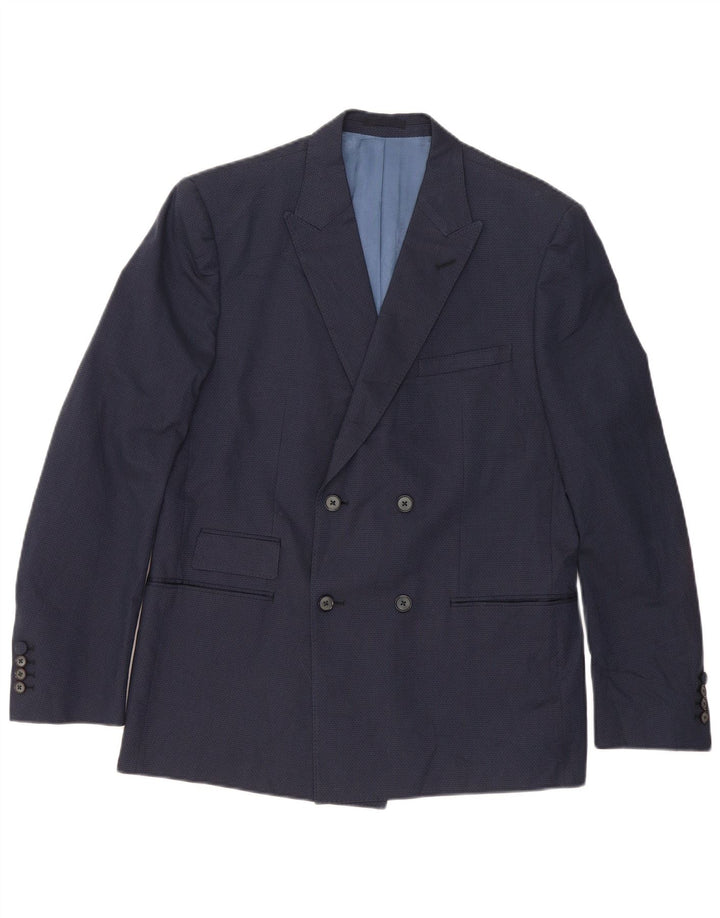 Marks & Spencer Herren-Blazer, zweireihig, Gr. 42, Größe L, Marineblau