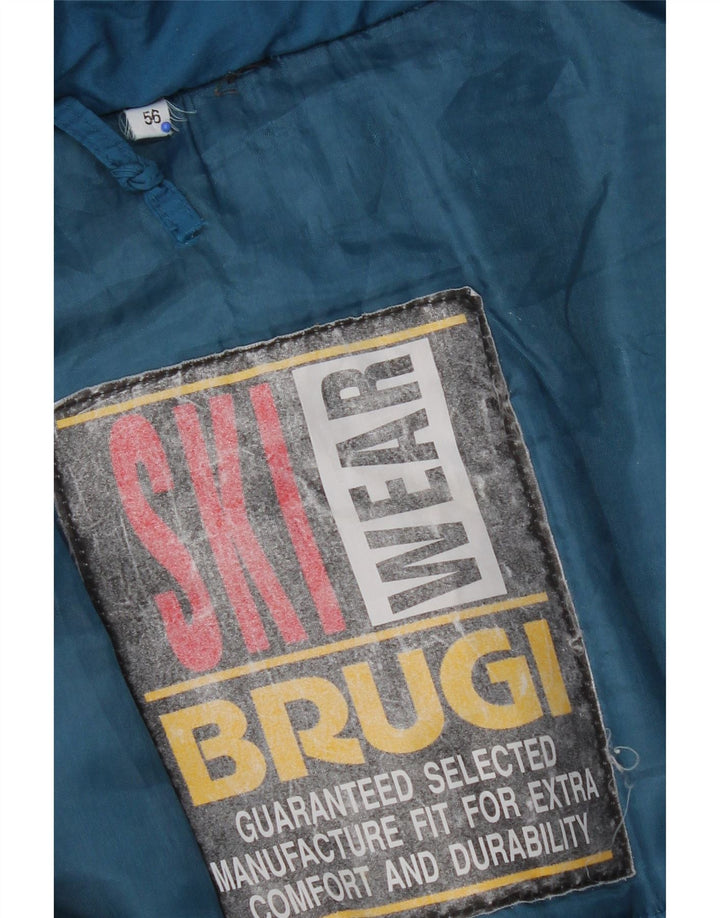 Brugi Herren-Skijacke mit Kapuze IT 56 3XL Mehrfarbiges Colourblock-Polyamid