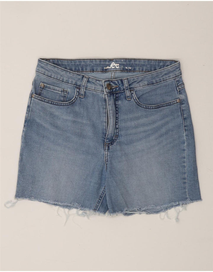 LEE Womens Mid Rise Denim Shorts W30 Medium  Blue Vintage Lee and Second-Hand Lee from Messina Hembry 