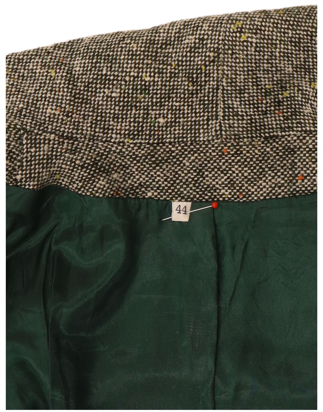 Vintage Damen Cape Mantel IT 44 Mittelgrau meliert