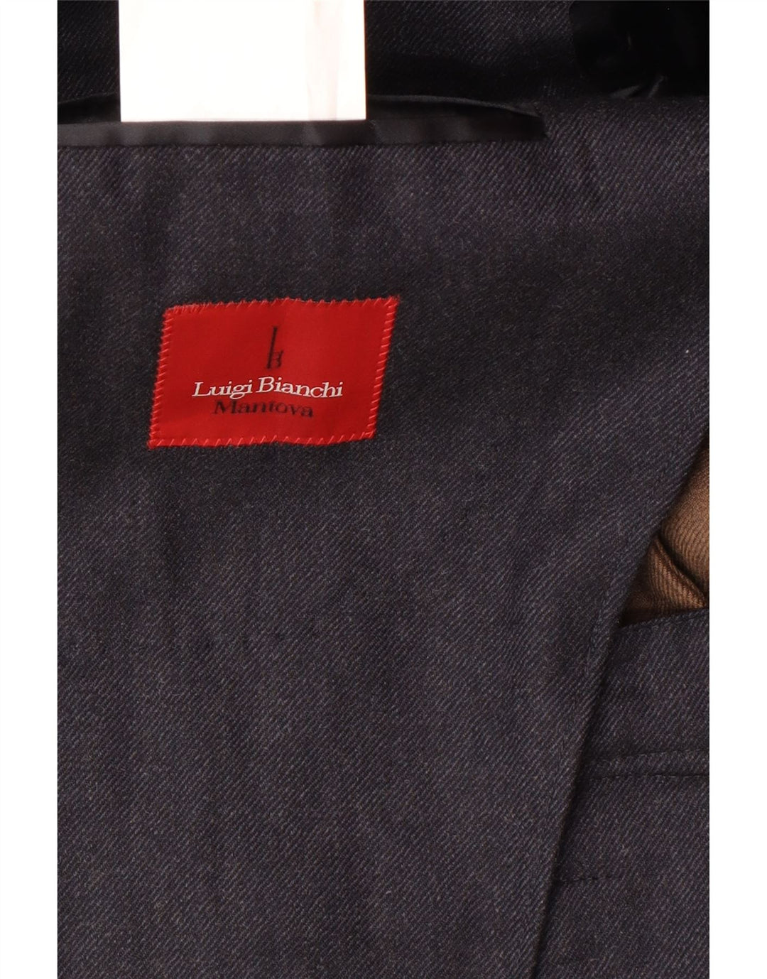 LUIGI BIANCHI Herren Longline Blazer Jacke IT 48 Medium Navy Blue Classic