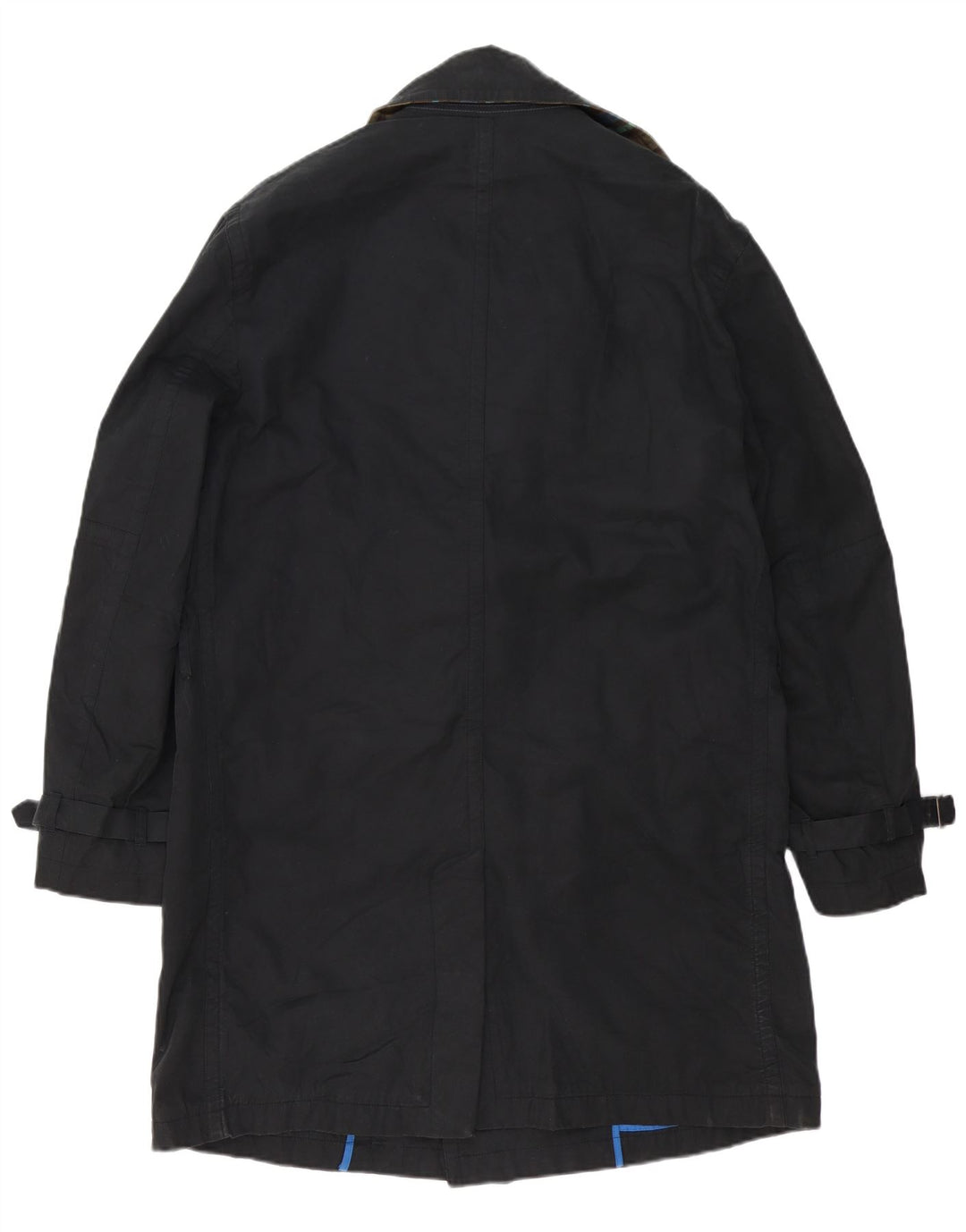BODEN Herren Trenchcoat UK 40 Große schwarze Baumwolle