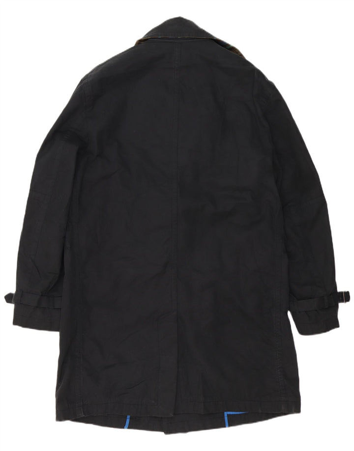 BODEN Herren Trenchcoat UK 40 Große schwarze Baumwolle