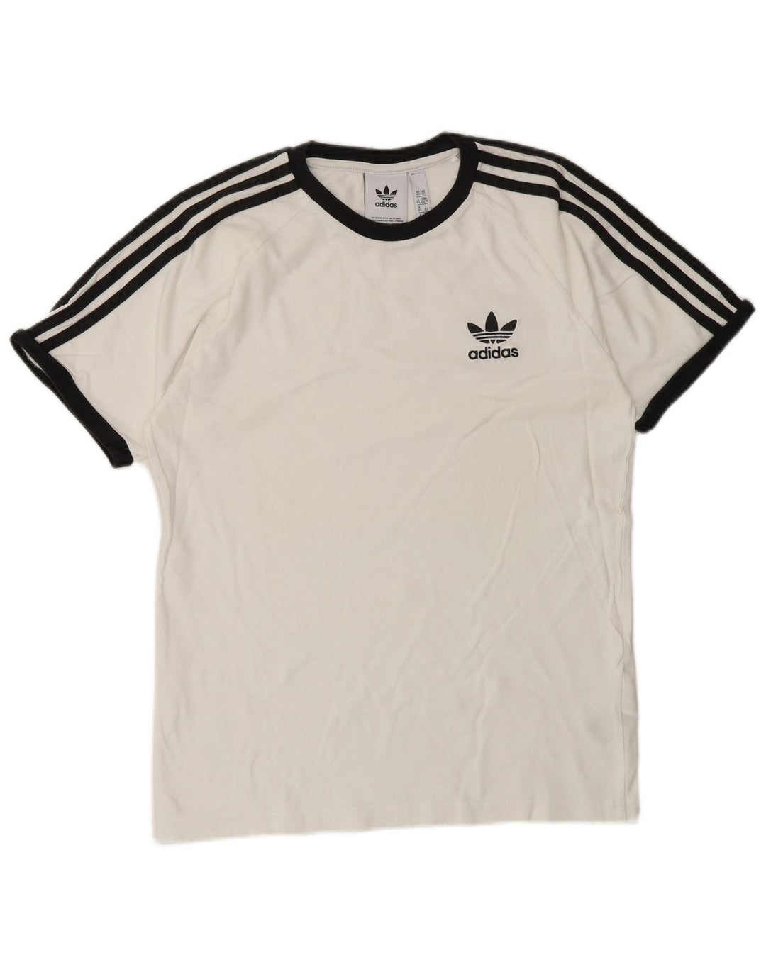 ADIDAS Herren T-Shirt Top XS Weiße Baumwolle
