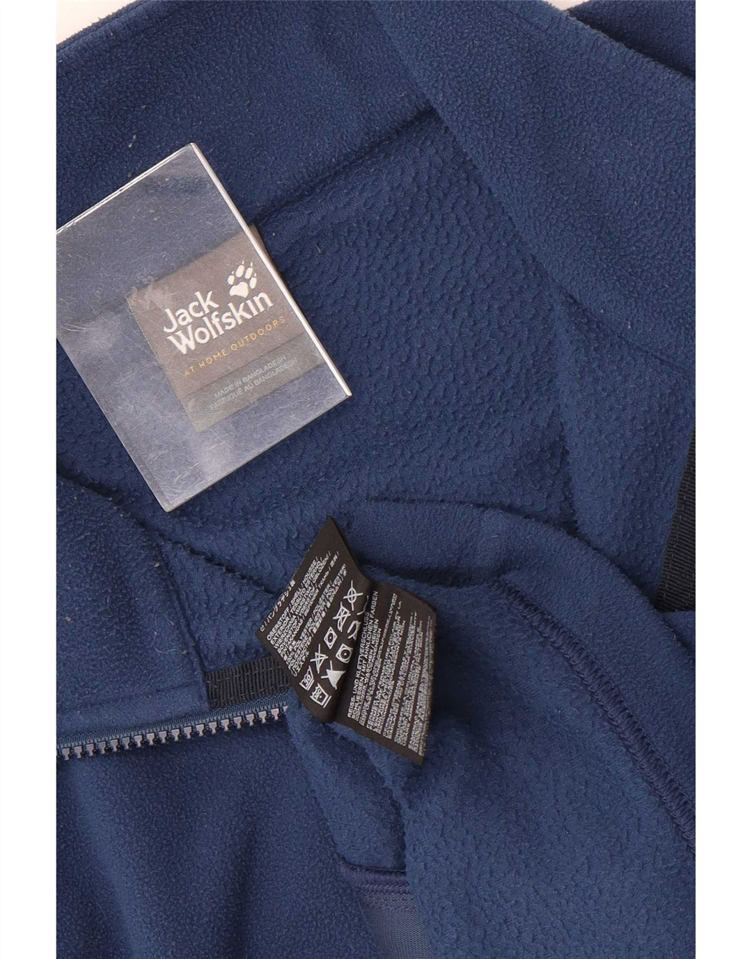 Jack Wolfskin Herren Fleecejacke UK 42 Large Blau Polyester