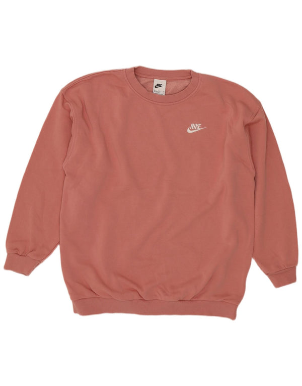 Nike Mädchen Sweatshirt Pullover 13–14 Jahre XL Rosa Baumwolle