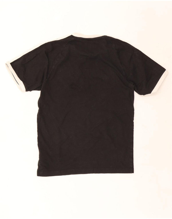 Adidas Herren T-Shirt Top Small Schwarz Baumwolle