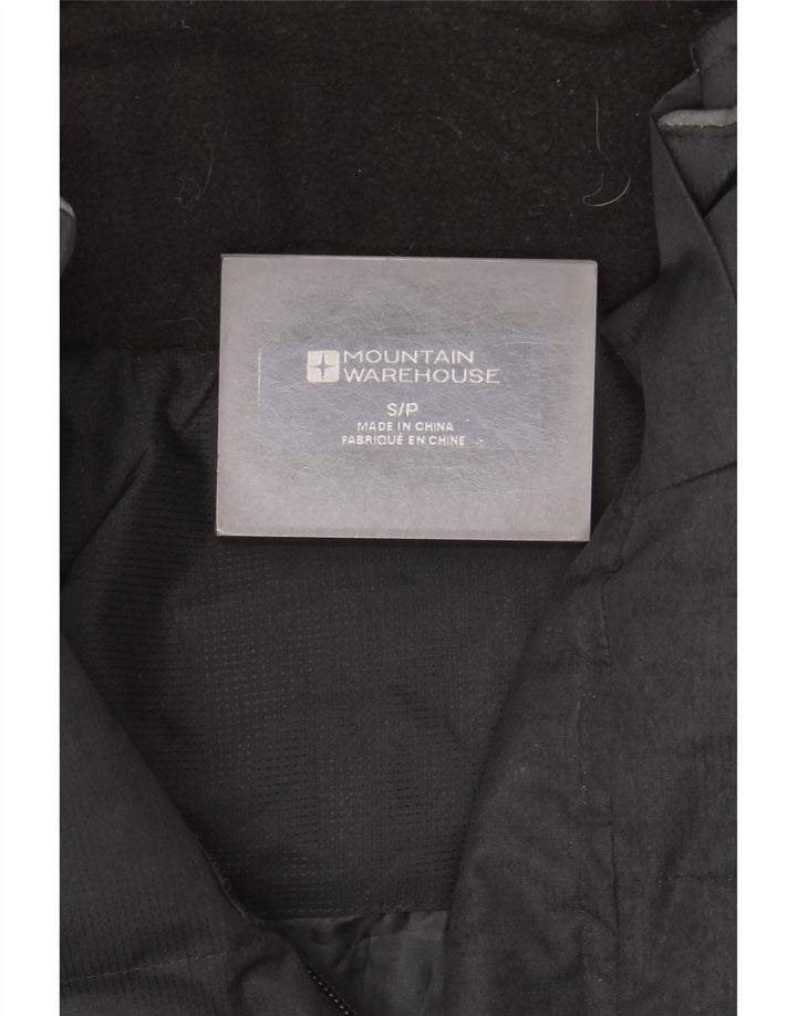 Mountain Warehouse Wattierte Herrenjacke mit Kapuze, UK 36, Größe S, Schwarz, Polyester
