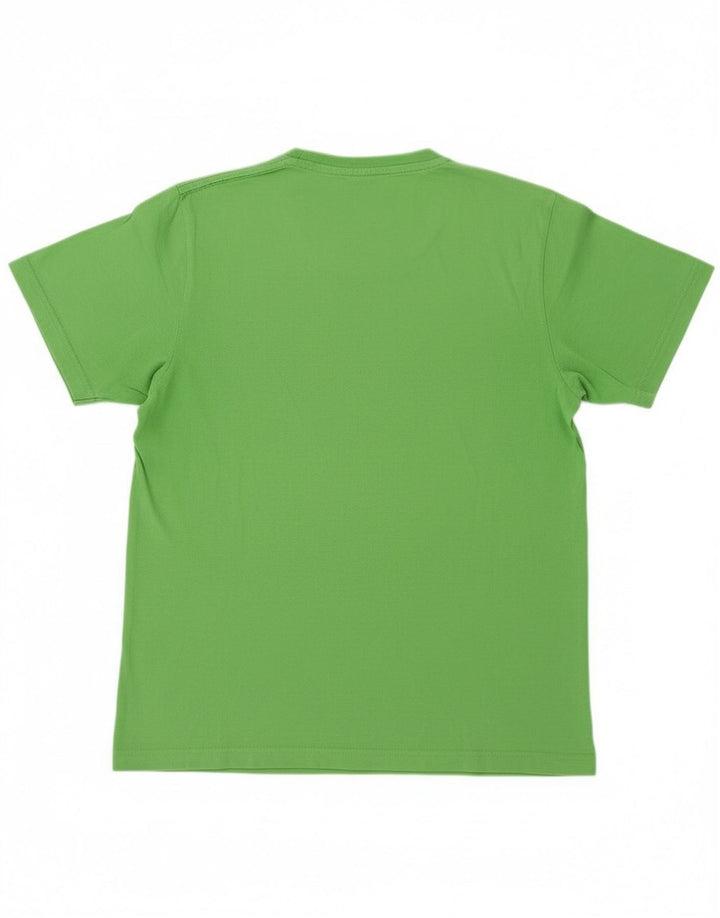 Adidas Herren Grafik T-Shirt Top Große grüne Baumwolle