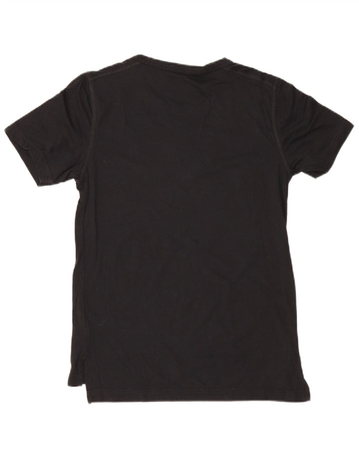 Reebok Herren T-Shirt Top Small Schwarz Baumwolle
