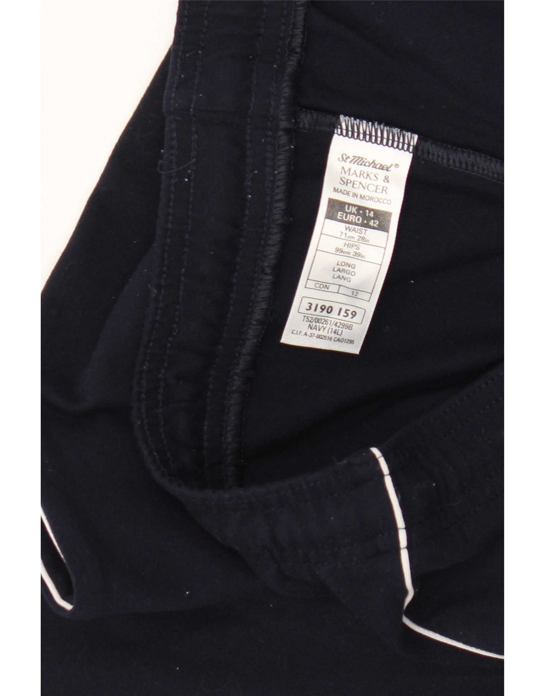 Marks & Spencer Damen-Trainingshose, Größe 40, Marineblau, Polyamid