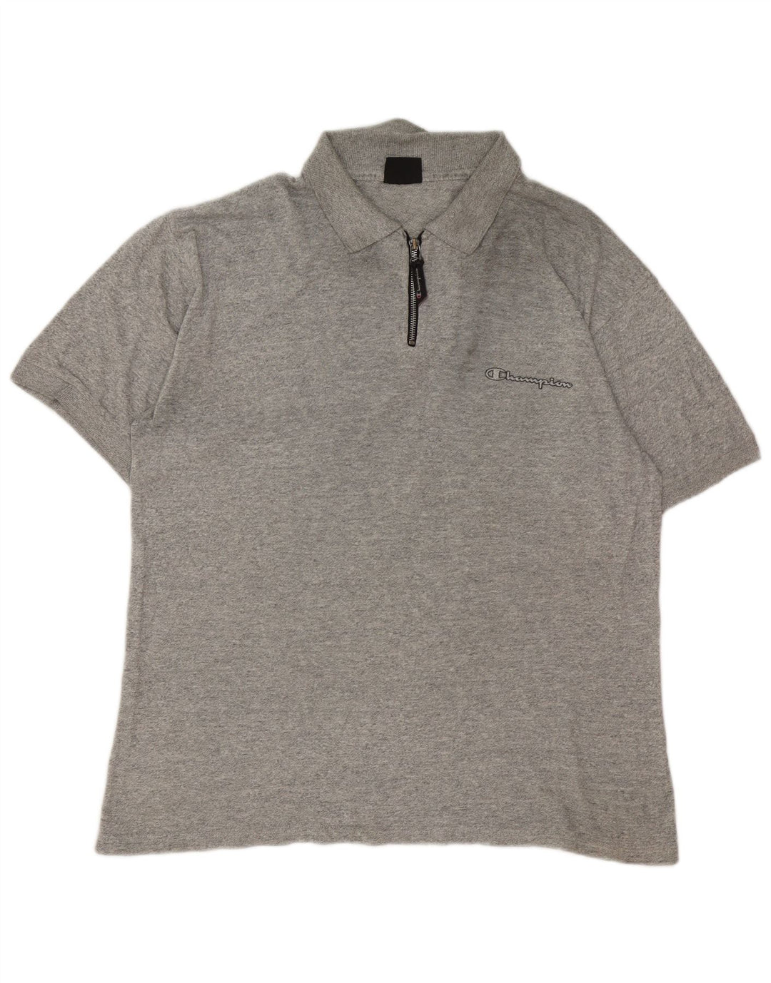 Champion Herren-Poloshirt, groß, grau meliert