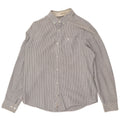 Penguin Herren Heritage Slim Fit Hemd, groß, grau, Nadelstreifen