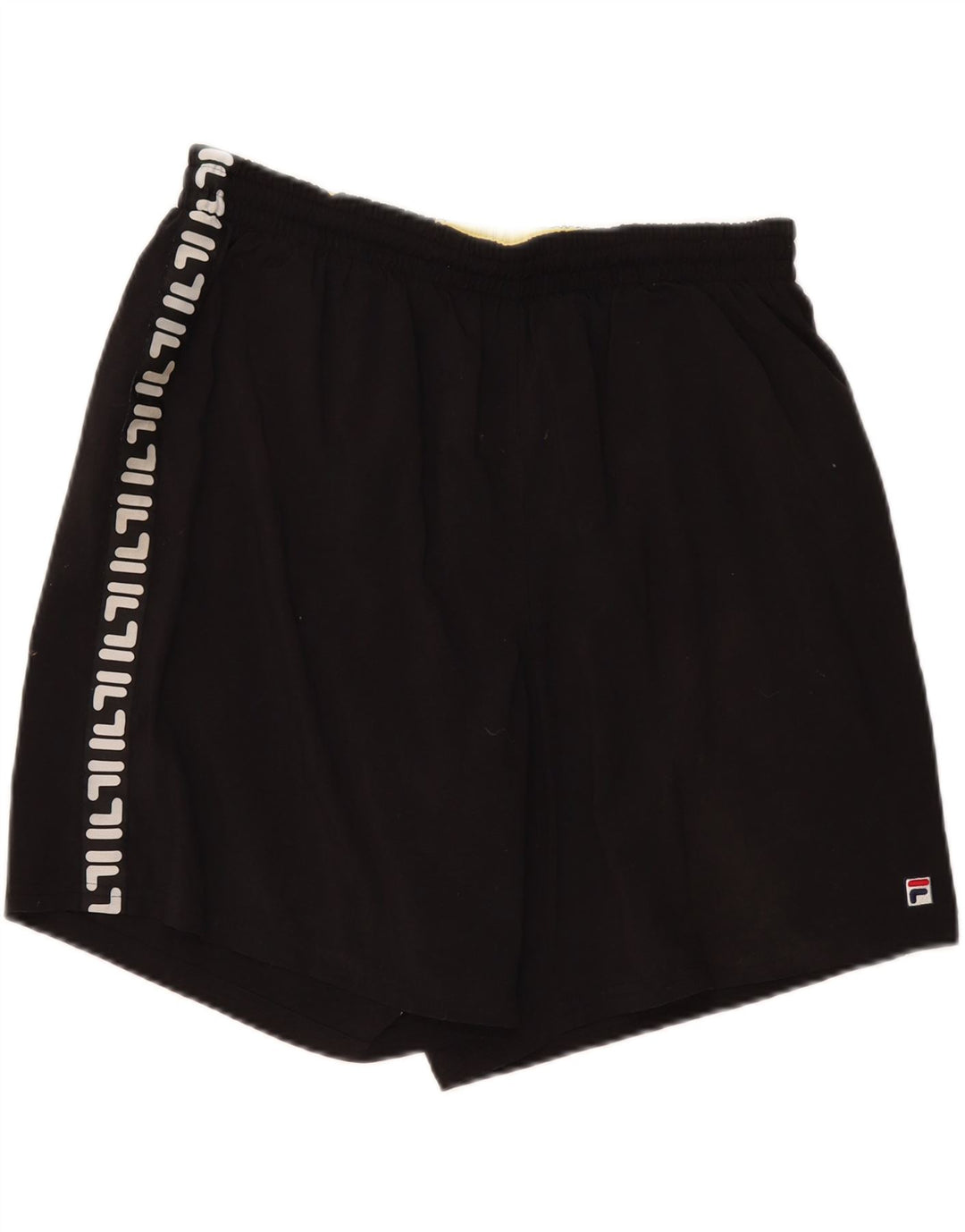 Fila Herren Graphic Badeshorts XL Schwarz