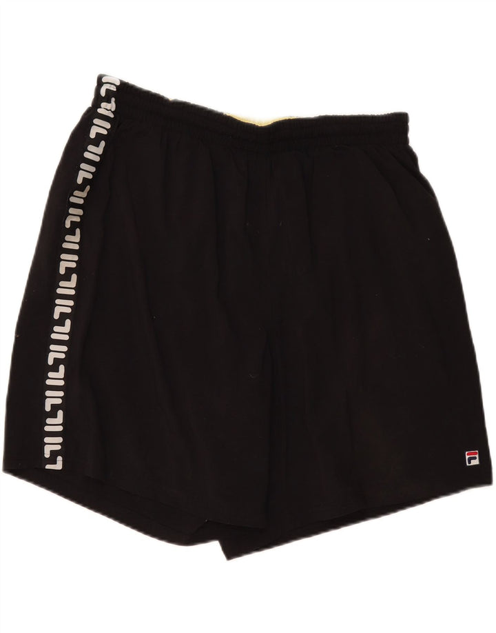 Fila Herren Graphic Badeshorts XL Schwarz