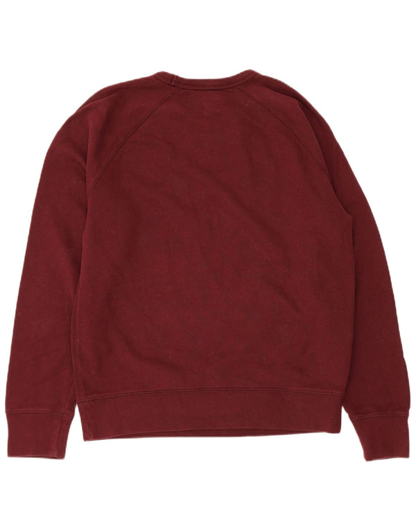 Gap Herren-Sweatshirt-Pullover, mittlere Burgunder-Baumwolle