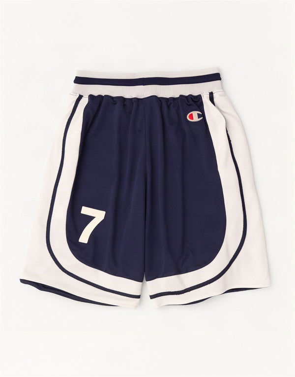 Champion Sportshorts mit Grafik für Jungen, 15–16 Jahre, 2XL, Marineblau, Farbblock