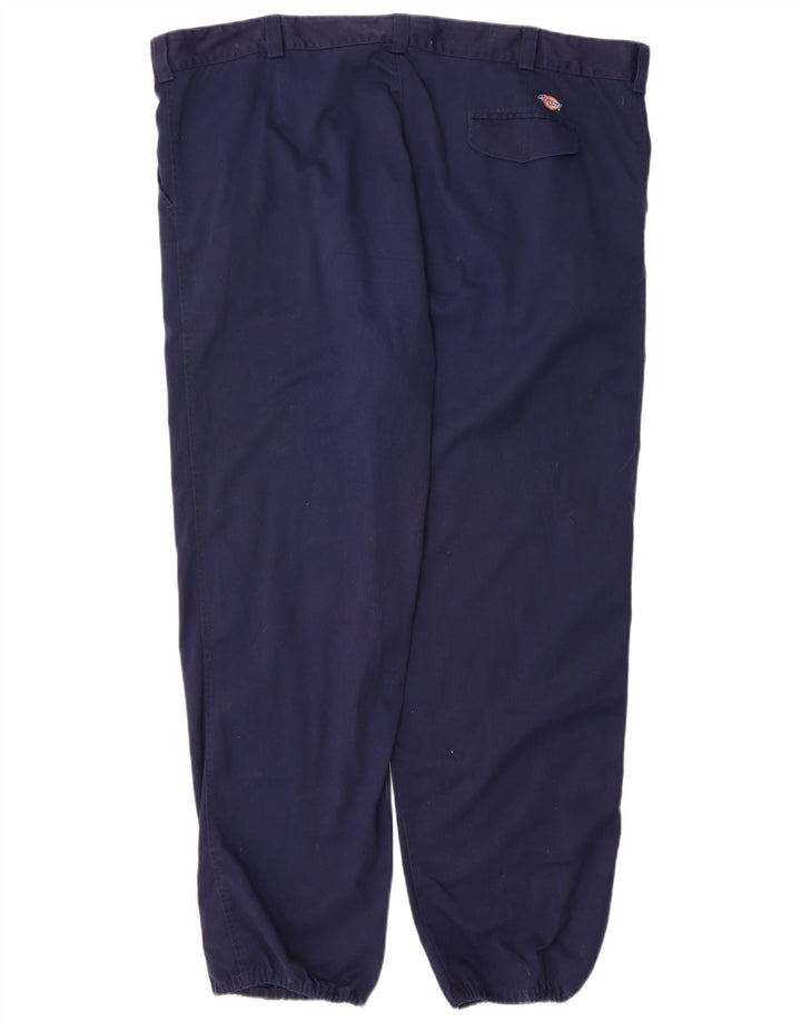 DICKIES Herren Tapered Chino-Hose W48 L32 Marineblaues Polyester