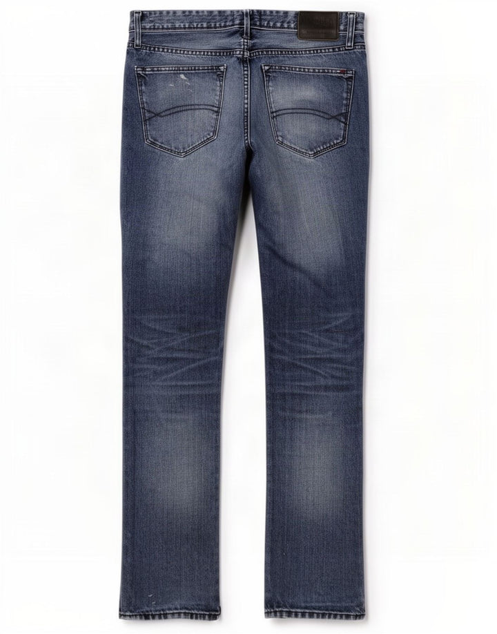 Tommy Hilfiger Damen Slim Jeans W32 L34 Marineblau Baumwolle