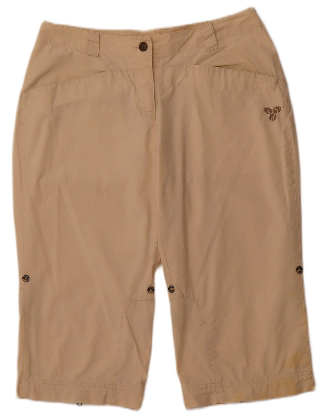 JACK WOLFSKIN Damen Bermudashorts UK 10/12 Medium W30 Beige