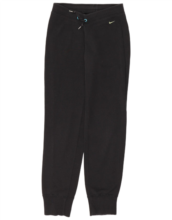 Nike Damen Trainingshose Jogger UK 10 Small Schwarz