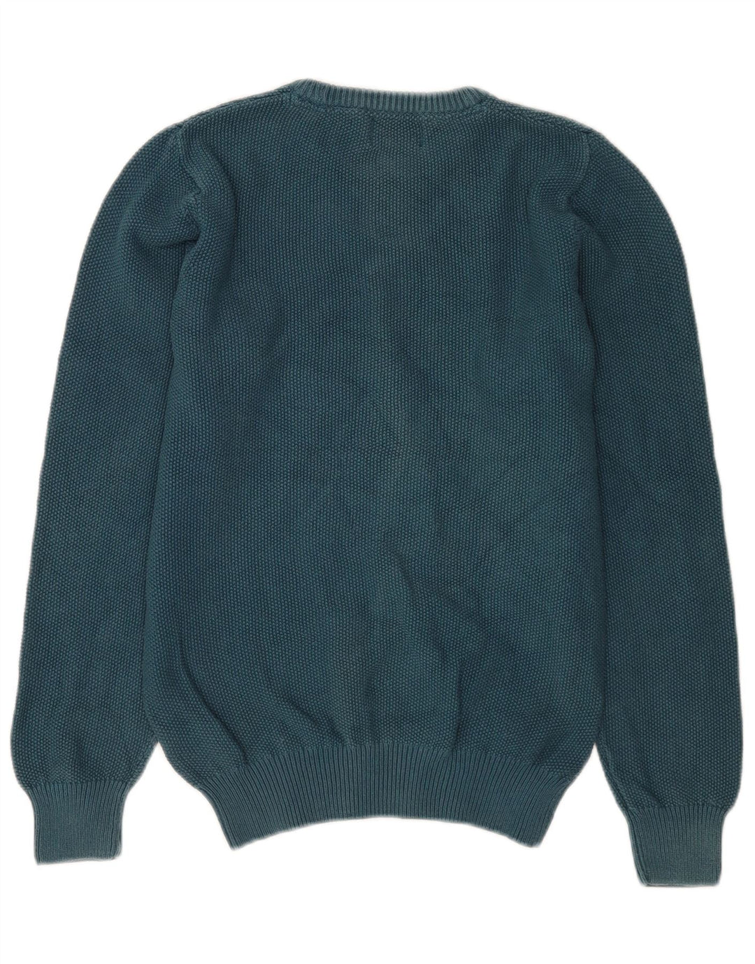 Marks & Spencer Herren-Pullover, reguläre Passform, Rundhalsausschnitt, Größe S, Blau, Baumwolle
