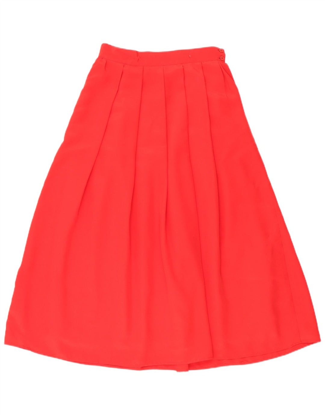 Libra Damen-Faltenrock mit hoher Taille, mittelgroß, W24, Rot