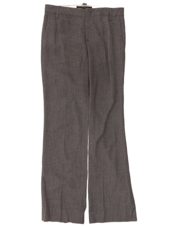 Zara Damen Bootcut Chino Hose EU 38 Small W28 L32 Grau