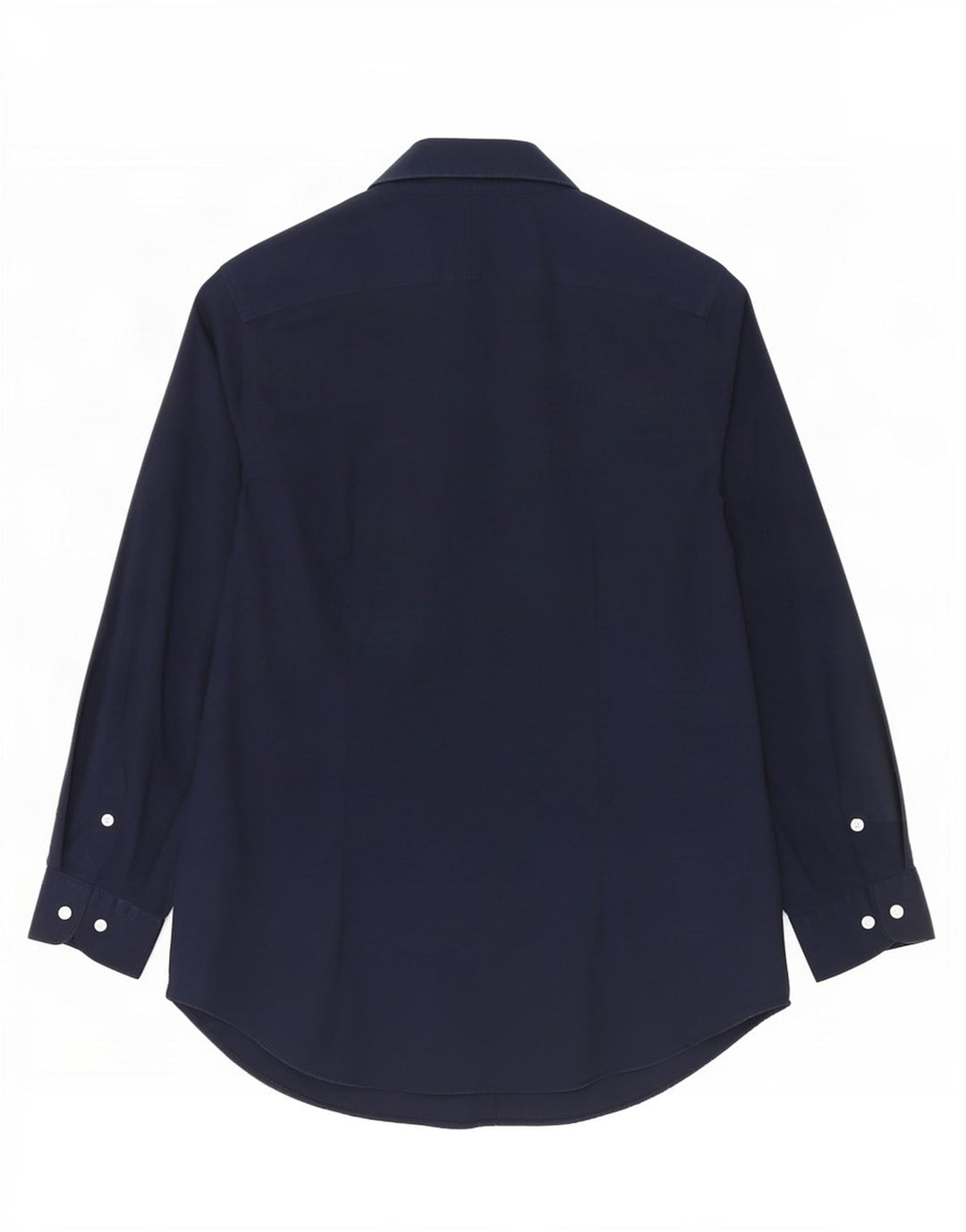 Ralph Lauren Damen-Hemd UK 14 aus mittelblauer Baumwolle in Marineblau