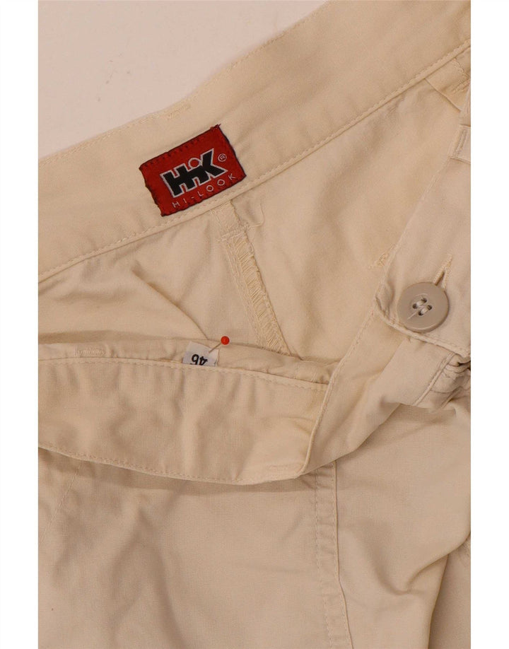 Vintage Herren Chino Shorts IT 46 Small W30 Beige