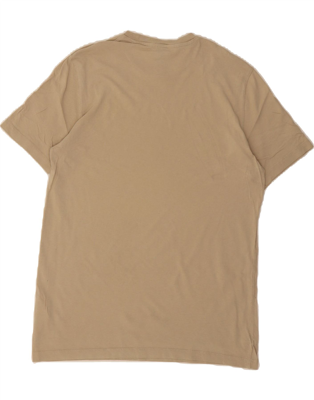 CALVIN KLEIN Mens T-Shirt Top Small Beige Cotton Vintage Calvin Klein and Second-Hand Calvin Klein from Messina Hembry 