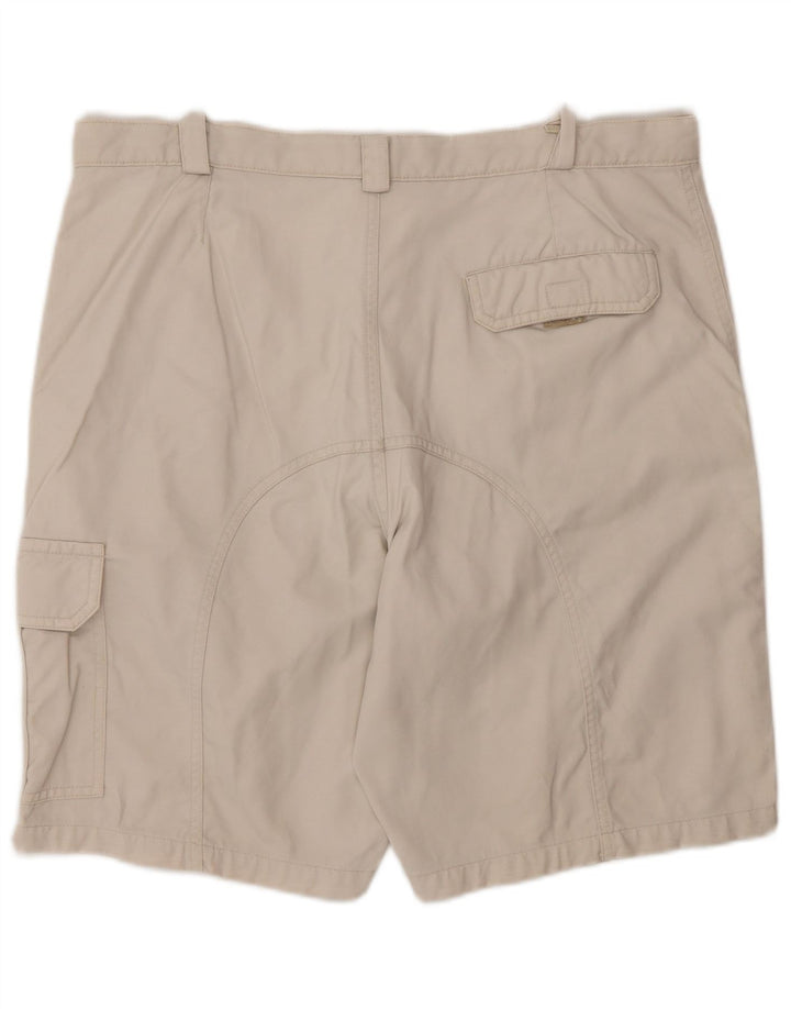 Adidas Herren Cargo Shorts Medium W32 Beige Baumwolle
