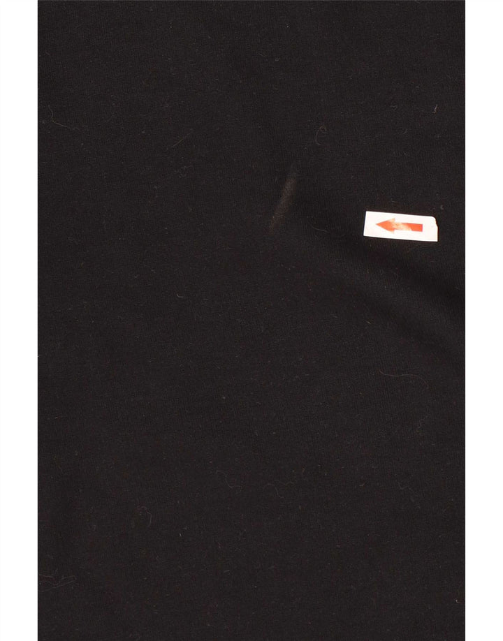 Belfe Damen Top Langarm UK 12 Medium Schwarz Polyester