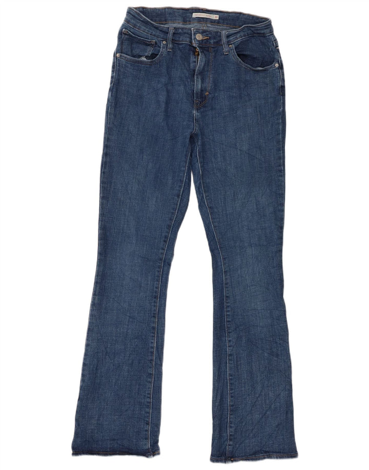 Levi's Damen 725 High Rise Bootcut Jeans W30 L32 Blaue Baumwolle