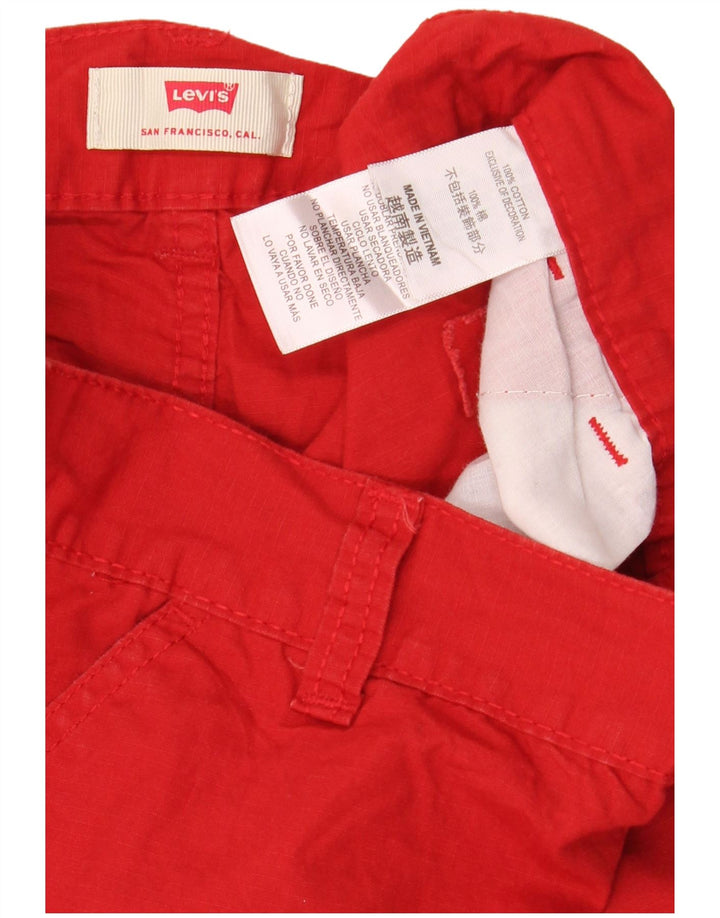 Levi's Herren Cargoshorts W30 mittelrote Baumwolle