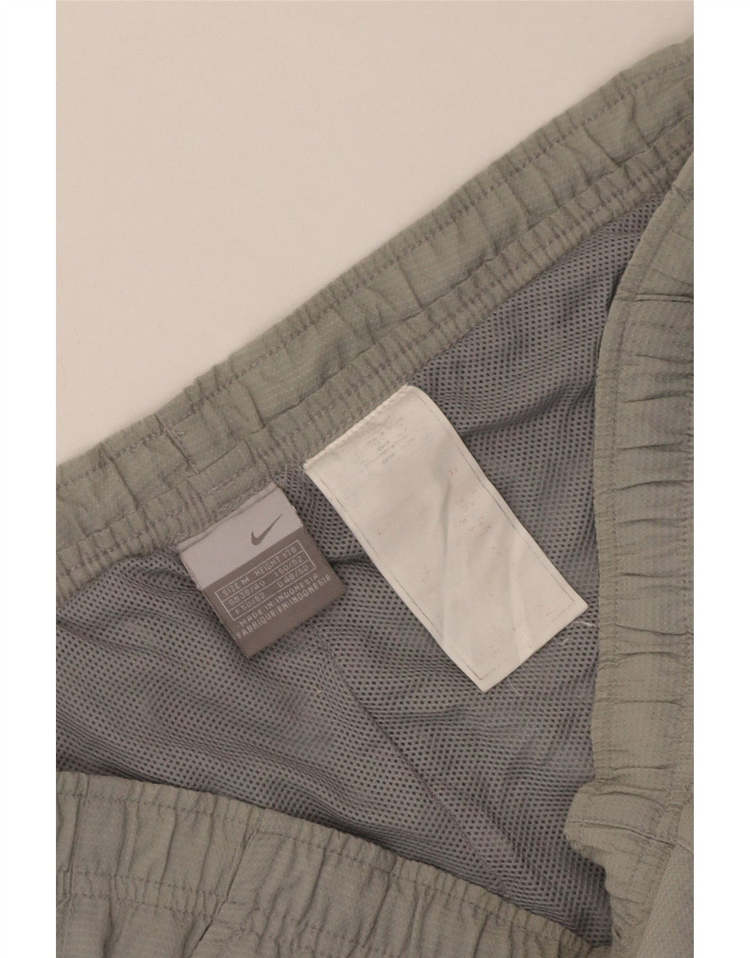 Nike Herren Trainingshose Jogger UK 38/40 Mittelgrau gestreift