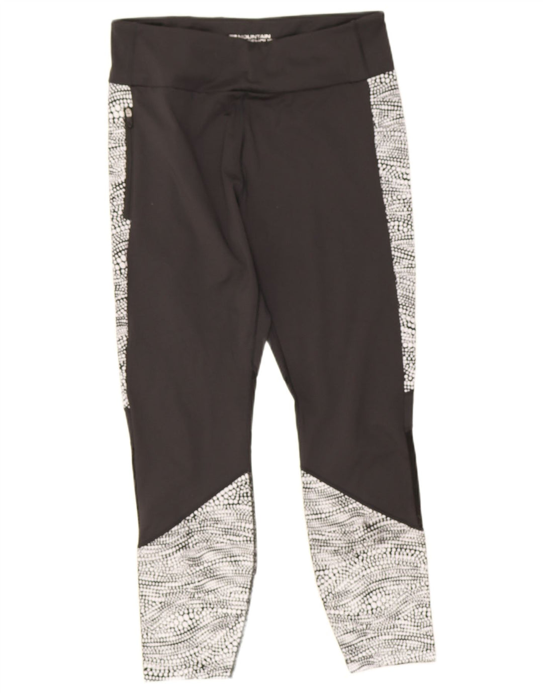 Mountain Warehouse Capri-Leggings für Damen, UK 14, Mittelschwarz, Farbblock