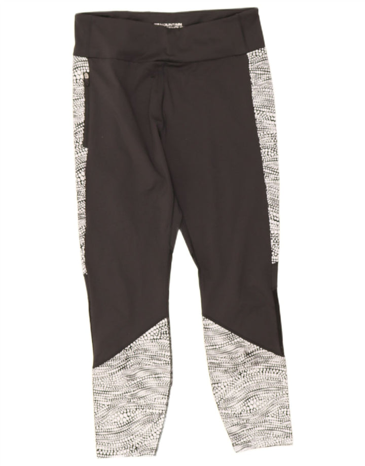 Mountain Warehouse Capri-Leggings für Damen, UK 14, Mittelschwarz, Farbblock