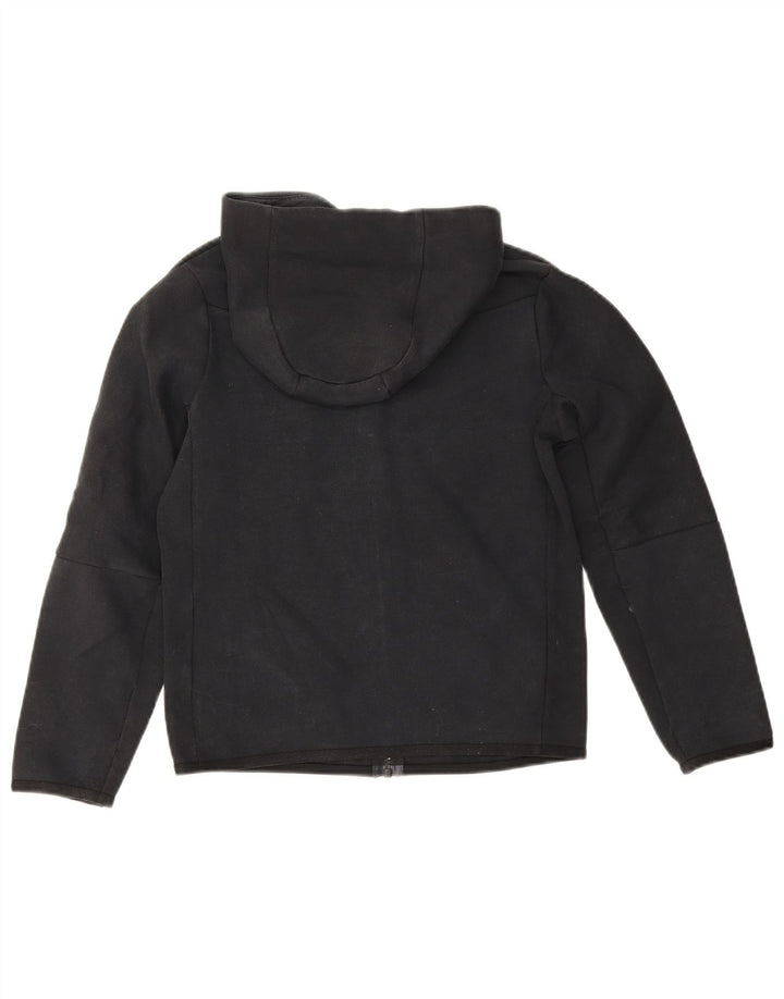 Nike Jungen-Kapuzenpullover mit Reißverschluss, 10–11 Jahre, mittlere schwarze Baumwolle