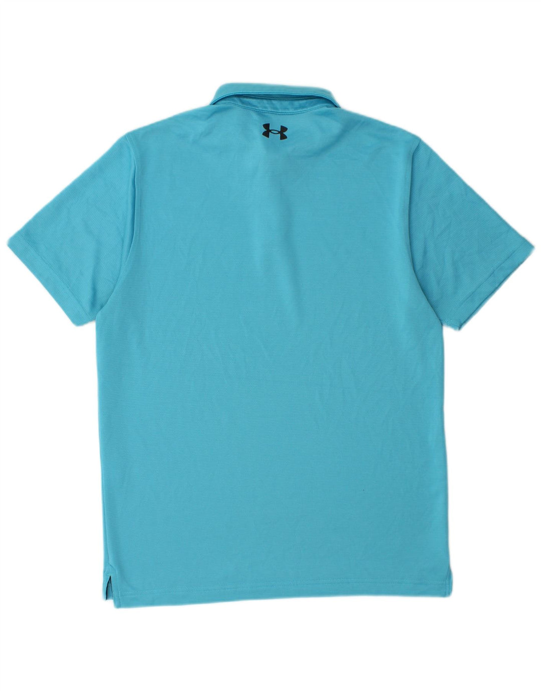 UNDER ARMOUR Herren-Poloshirt mit lockerer Passform, mittelblaues Polyester