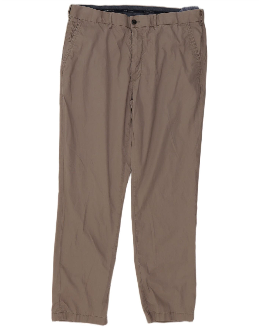 Marks & Spencer Herren Blue Harbour Gerade Chinohose W38 L31 Grau