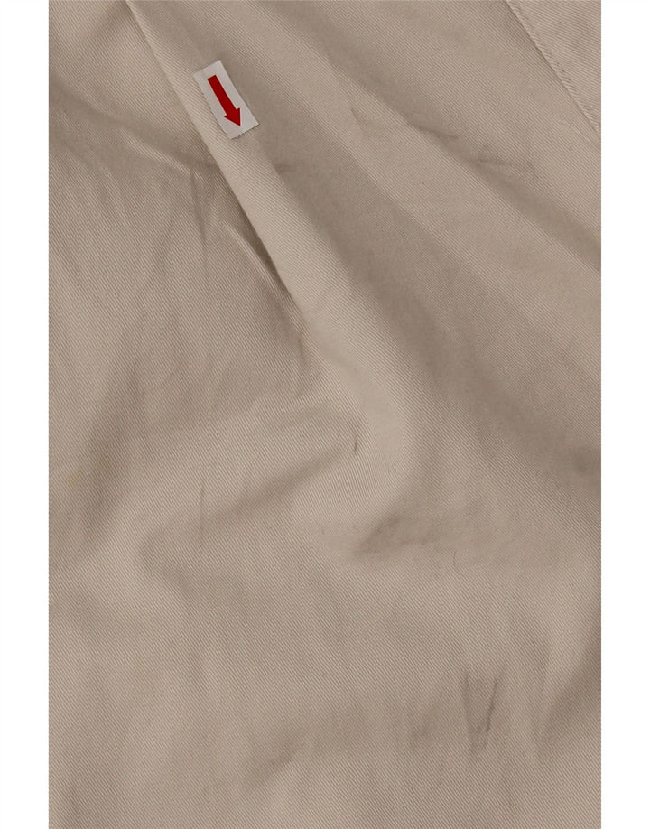 DOCKERS Herren Stain Defender Pegged Chino Shorts W38 XL Grau Baumwolle