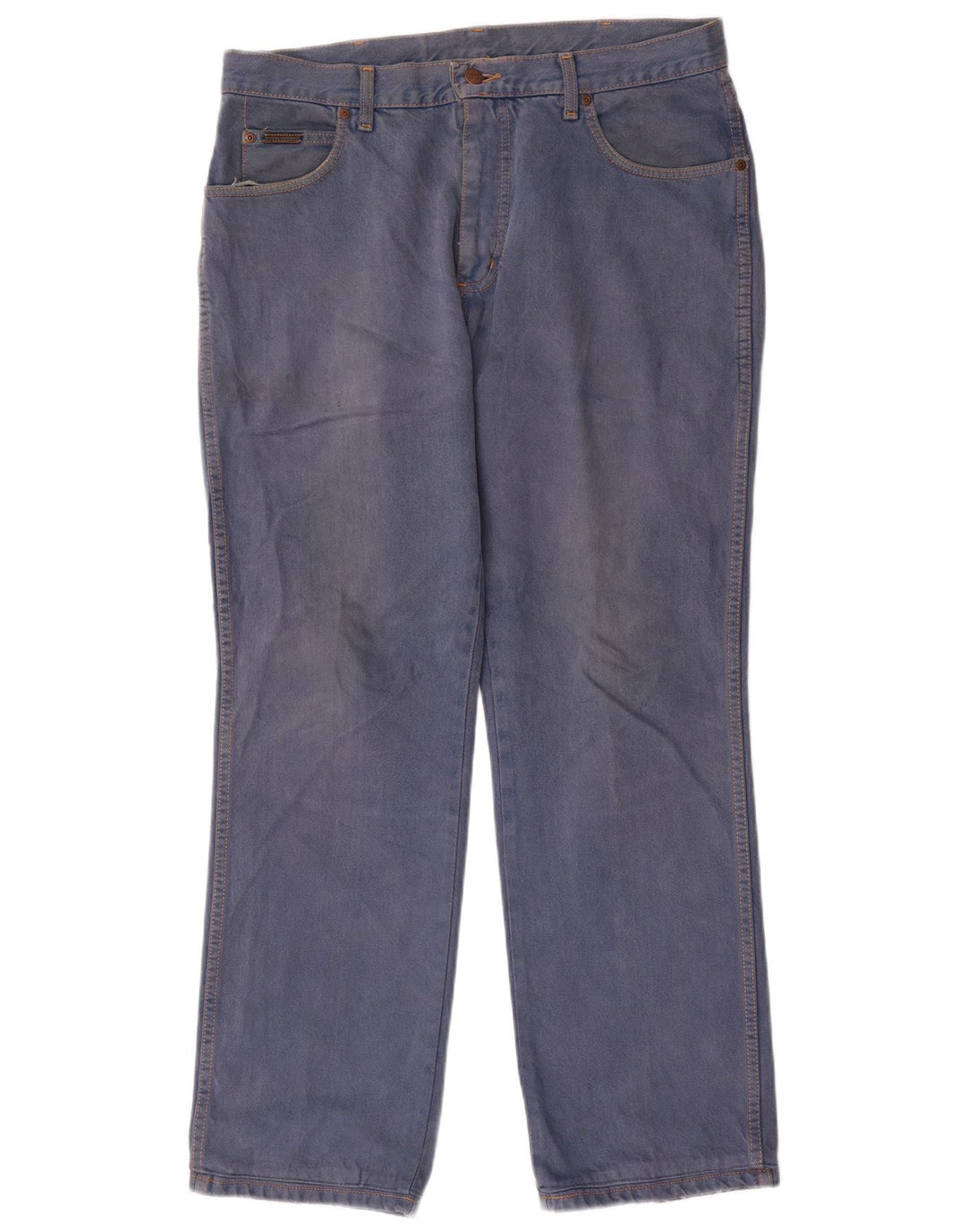 Wrangler Herren Texas Straight Jeans W36 L31 Blaue Baumwolle