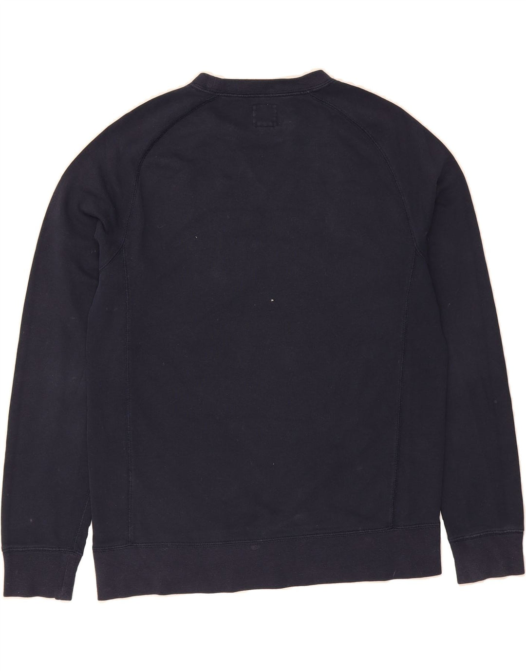 CHAMPION Mens Graphic Sweatshirt Jumper Small Navy Blue Cotton Vintage Champion and Second-Hand Champion from Messina Hembry 