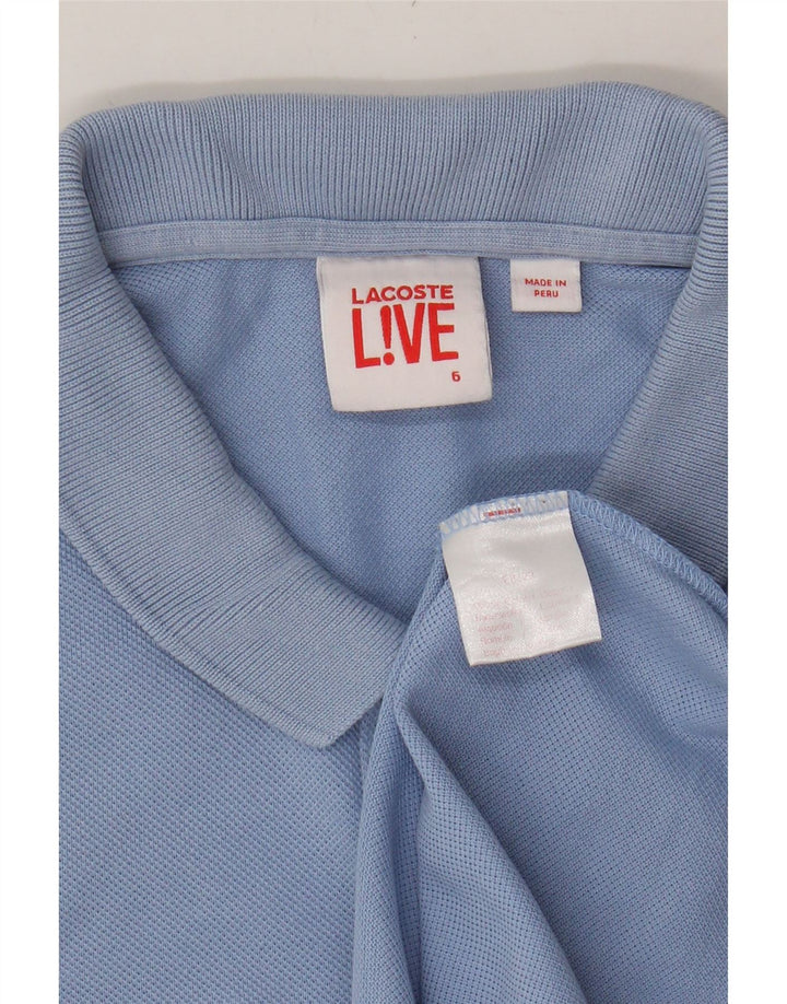 LACOSTE Mens Polo Shirt Size 6 XL Blue Cotton Vintage Lacoste and Second-Hand Lacoste from Messina Hembry 