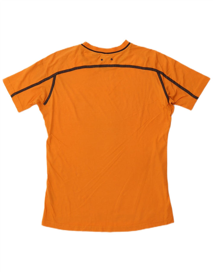 FILA Herren T-Shirt Top Mittelorange Baumwolle