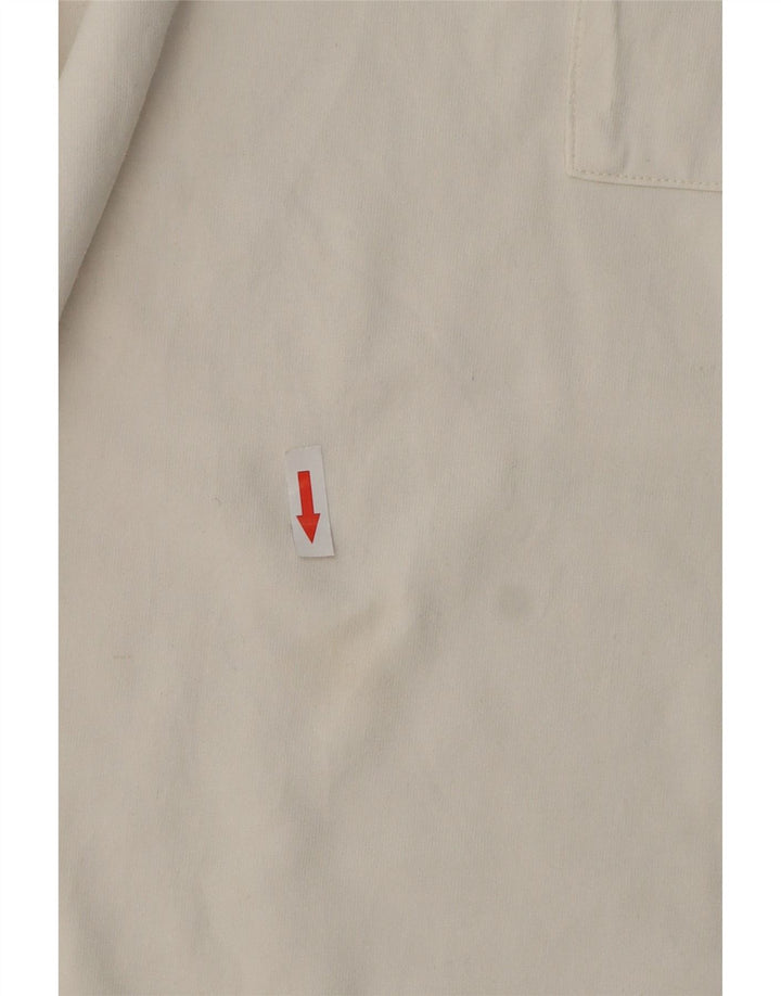 New Balance Herren T-Shirt Top aus mittelweißer Baumwolle